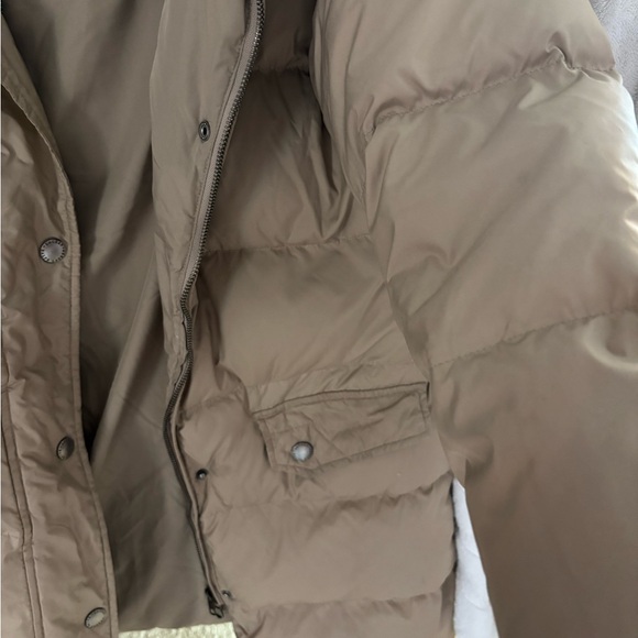 Ralph Lauren Tan Puffer Jacket with belt - Picture 4 of 6